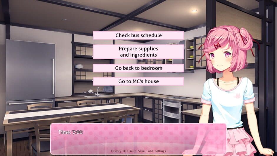 Скриншот 1 из Doki Doki Literature Club The Mod In Which Natsuki Has A Nice Day And Nothing Horrible Happens To Her, Thank You Very Much
