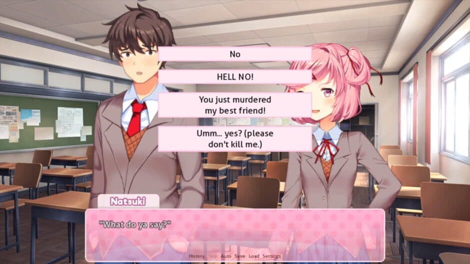 Скриншот 3 из Doki Doki Literature Club The Mod In Which Natsuki Has A Nice Day And Nothing Horrible Happens To Her, Thank You Very Much