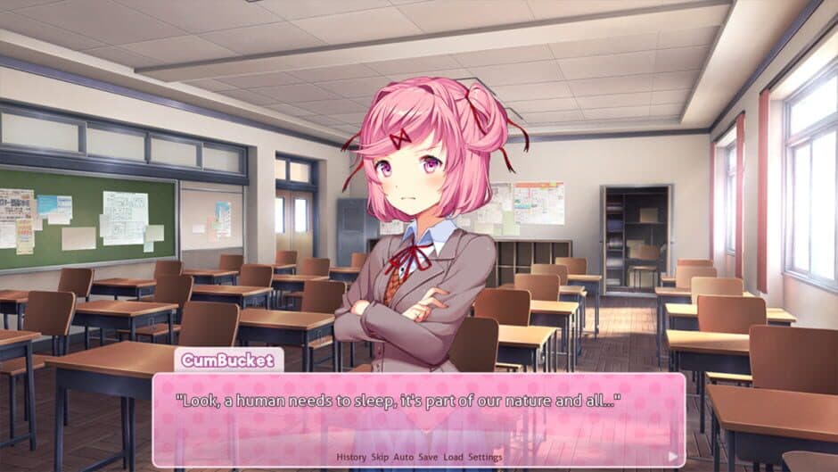 Скриншот 2 из Doki Doki But an Old Dog Tries To Learn New Tricks and The Literature Club Tries to Help It: A Dog Story