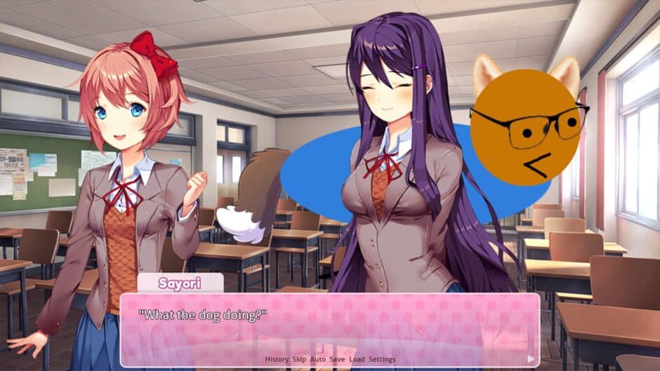 Скриншот 3 из Doki Doki But an Old Dog Tries To Learn New Tricks and The Literature Club Tries to Help It: A Dog Story