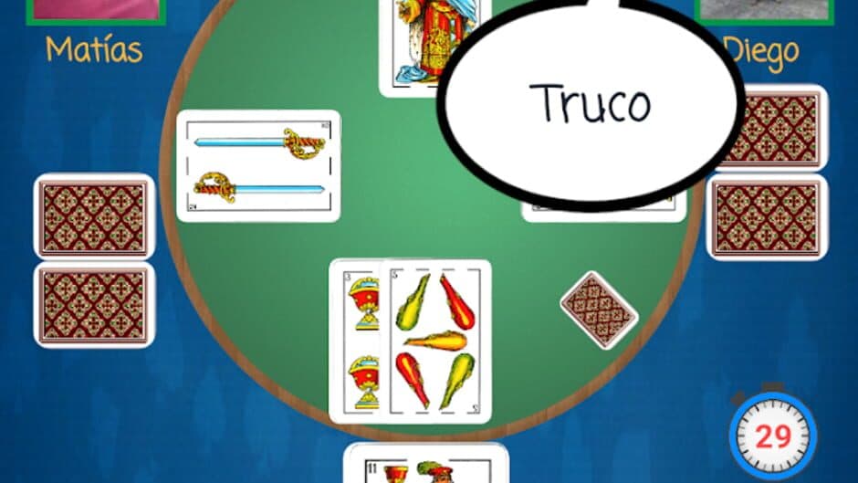 Скриншот 2 из Truco Uruguayo