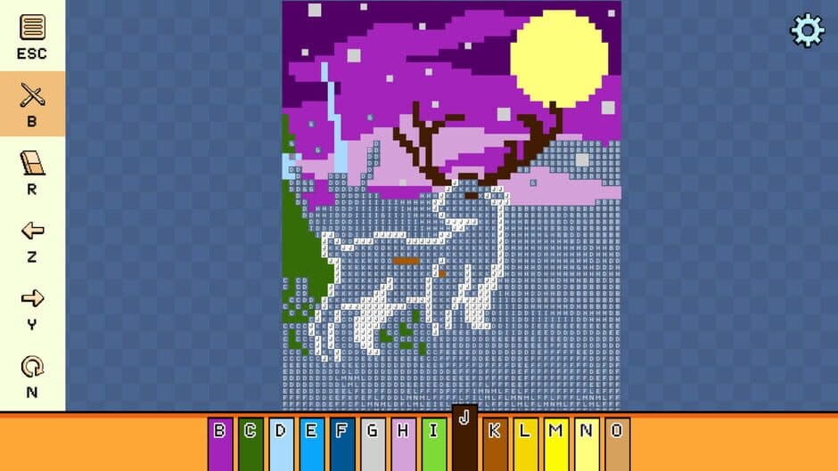 Скриншот 2 из Pixel Cross Stitch Color by Number - Winter Pack