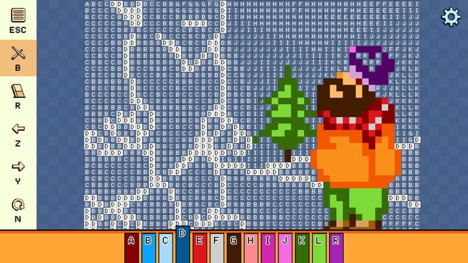 Скриншот 2 из Pixel Cross Stitch: Color by Number - Winter Pack 2