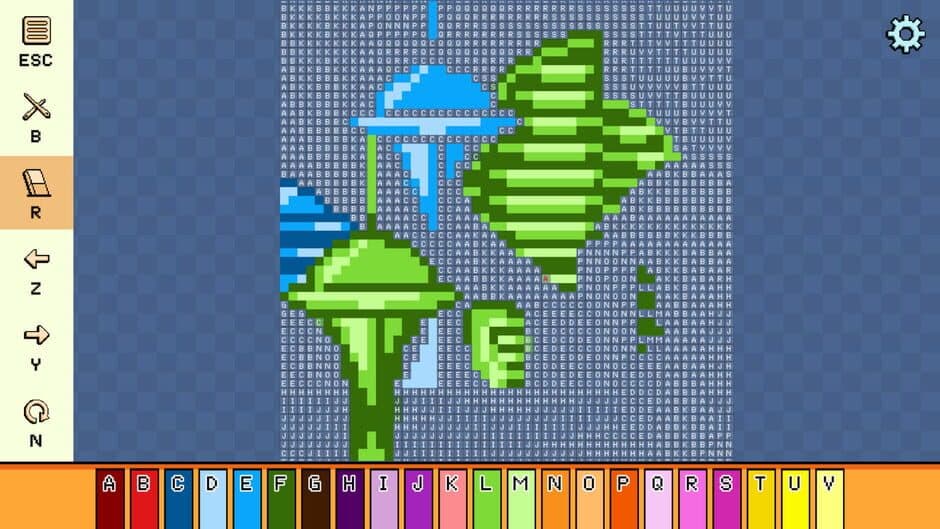 Скриншот 3 из Pixel Cross Stitch: Color by Number - Alien Worlds Pack 2
