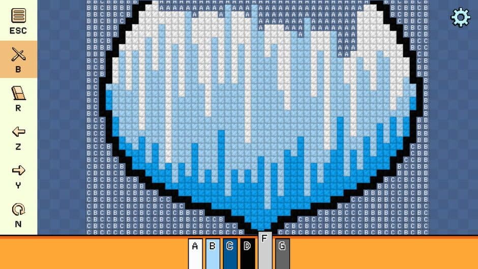 Скриншот 1 из Pixel Cross Stitch: Color by Number - Christmas Baubles Pack 2