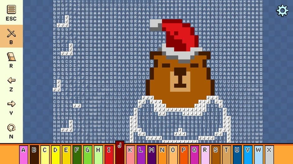 Скриншот 3 из Pixel Cross Stitch: Color by Number - Christmas Pack 2