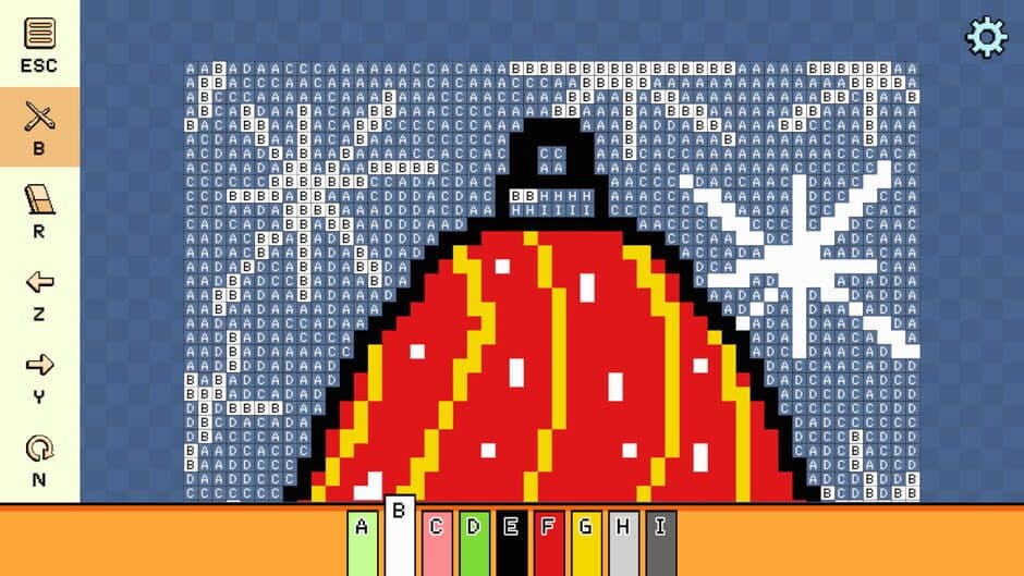 Скриншот 2 из Pixel Cross Stitch: Color by Number - Christmas Baubles Pack 2