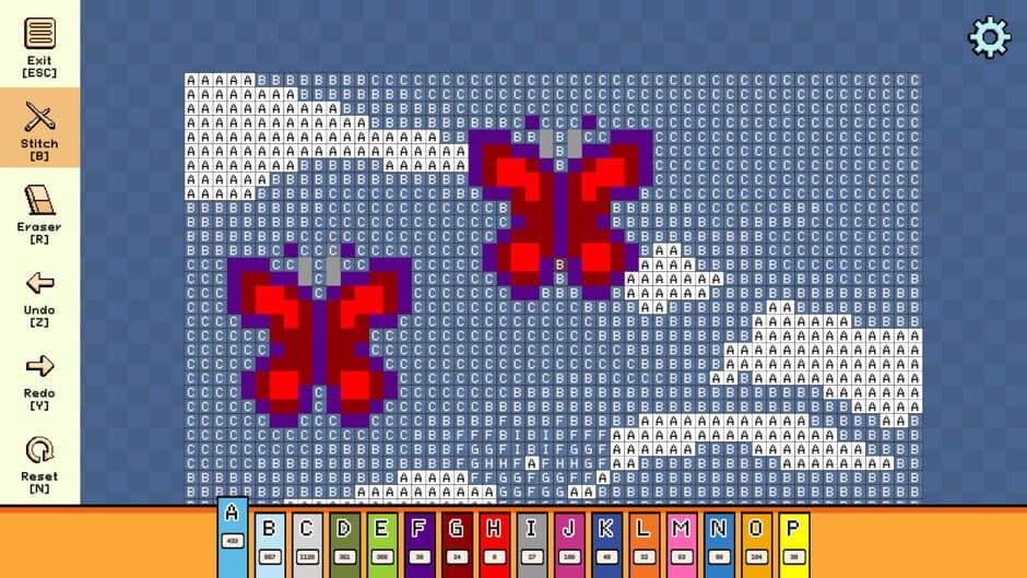 Скриншот 4 из Pixel Cross Stitch: Color by Number - Easter Pack
