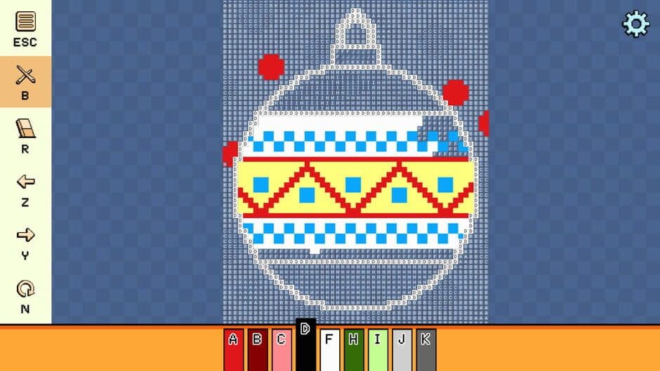 Скриншот 3 из Pixel Cross Stitch: Color by Number - Christmas Baubles Pack 2