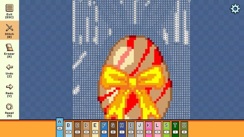 Скриншот 1 из Pixel Cross Stitch: Color by Number - Easter Pack