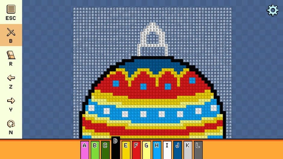 Скриншот 4 из Pixel Cross Stitch: Color by Number - Christmas Baubles Pack 2