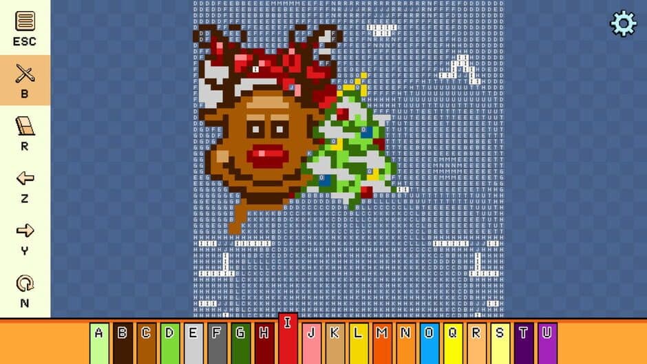 Скриншот 3 из Pixel Cross Stitch Color by Number - Christmas Pack