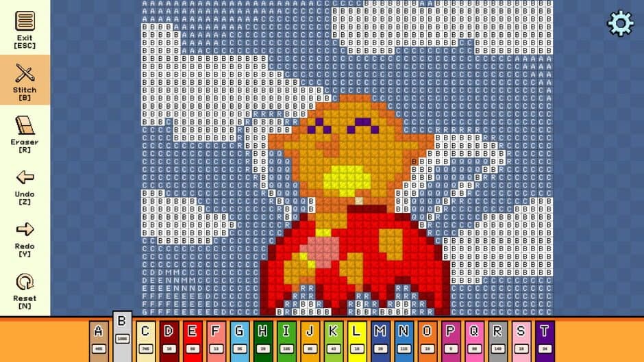 Скриншот 1 из Pixel Cross Stitch: Color by Number - Easter Pack 2