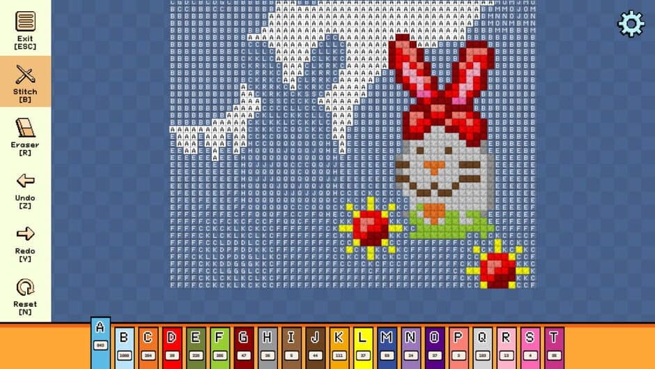 Скриншот 3 из Pixel Cross Stitch: Color by Number - Easter Pack 2