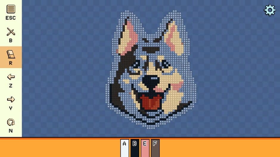 Скриншот 2 из Pixel Cross Stitch: Color by Number - Dogs Pack