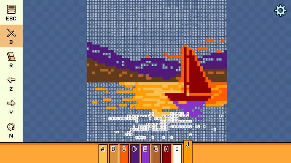 Скриншот 1 из Pixel Cross Stitch: Color by Number - Landscapes Pack 3