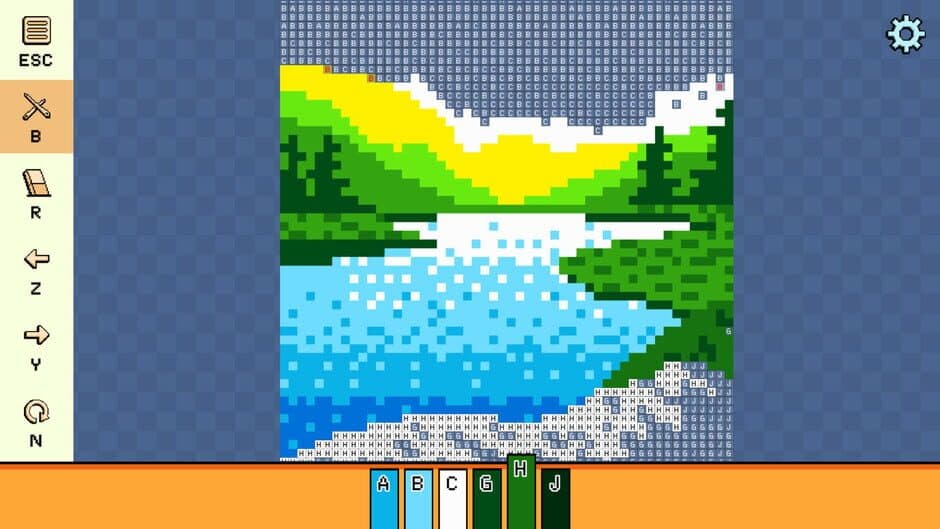 Скриншот 1 из Pixel Cross Stitch: Color by Number - Landscapes Pack 2