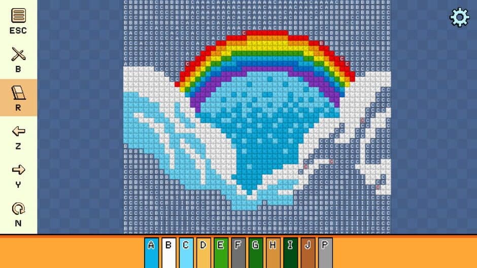 Скриншот 2 из Pixel Cross Stitch: Color by Number - Landscapes Pack 2