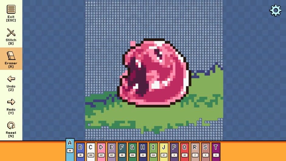 Скриншот 2 из Pixel Cross Stitch: Color by Number - Menacing Monsters Pack