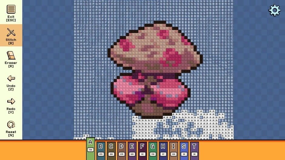 Скриншот 2 из Pixel Cross Stitch: Menacing Monsters Pack 2