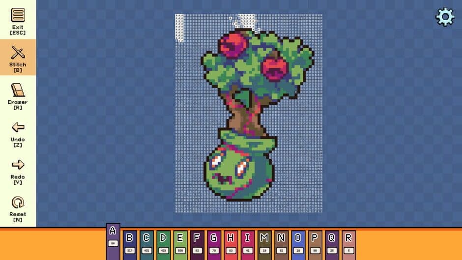 Скриншот 3 из Pixel Cross Stitch: Menacing Monsters Pack 2