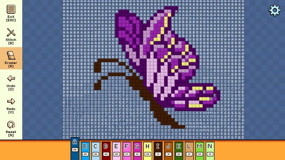 Скриншот 1 из Pixel Cross Stitch: Spring Pack 2