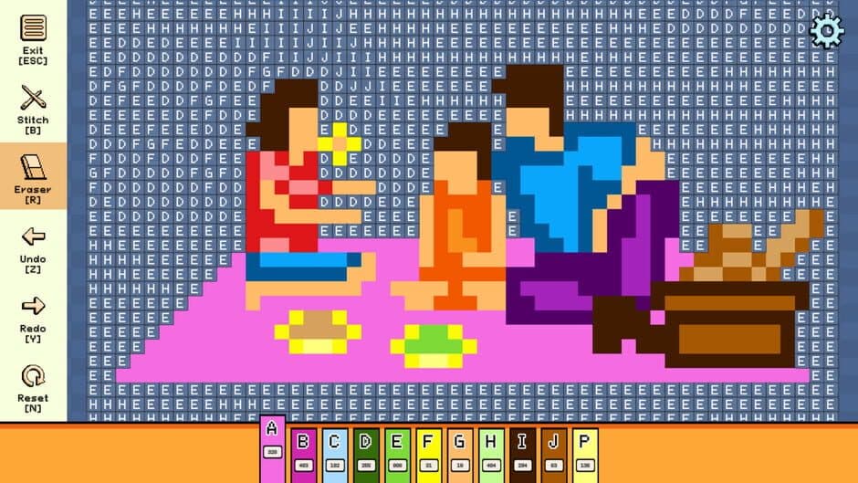 Скриншот 2 из Pixel Cross Stitch: Color by Number - Spring Pack