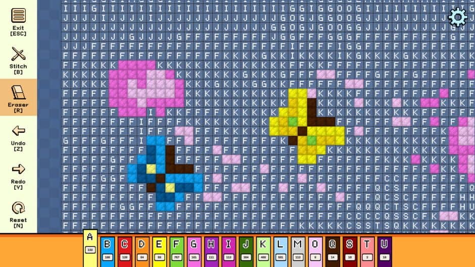 Скриншот 3 из Pixel Cross Stitch: Color by Number - Spring Pack