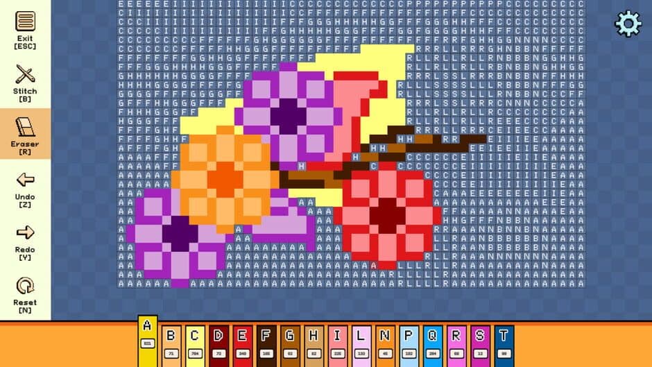 Скриншот 3 из Pixel Cross Stitch: Spring Pack 2