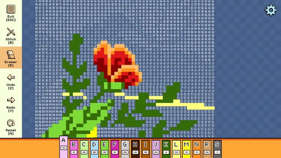 Скриншот 4 из Pixel Cross Stitch: Color by Number - Spring Pack