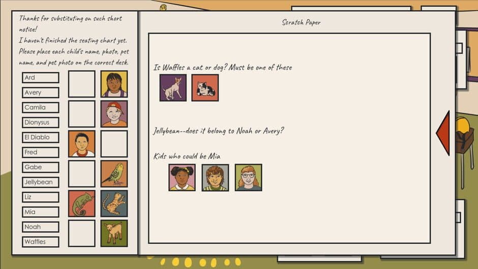 Скриншот 2 из Deductopia Chapter 1: Bring Your Pet to School Day