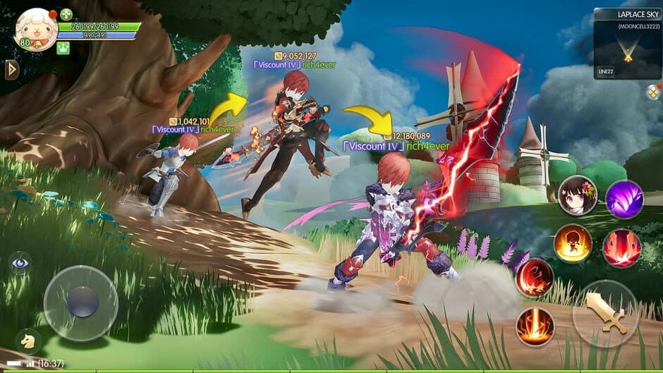 Скриншот 4 из Tales of Wind: Radiant Rebirth