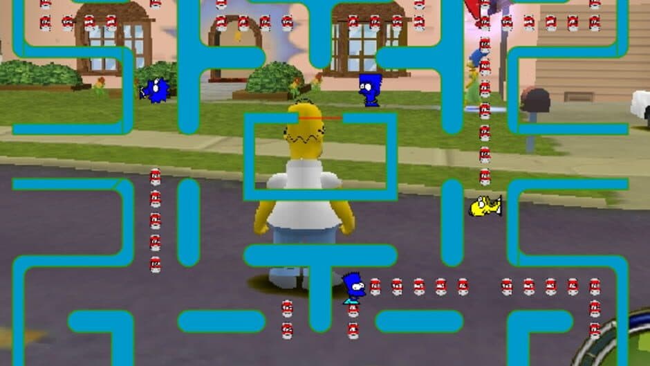 Скриншот 1 из Flash The Simpsons Pacman