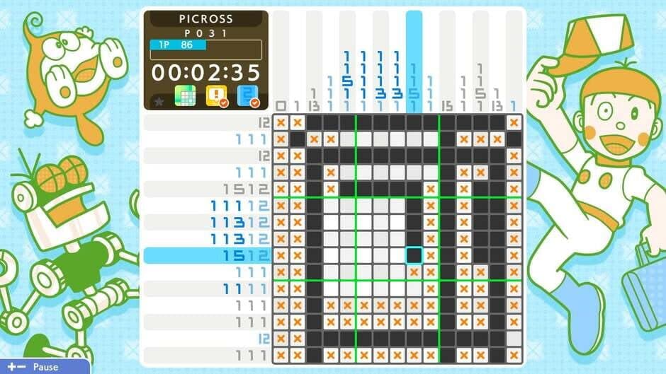 Скриншот 2 из Picross S Doraemon & F Characters Edition