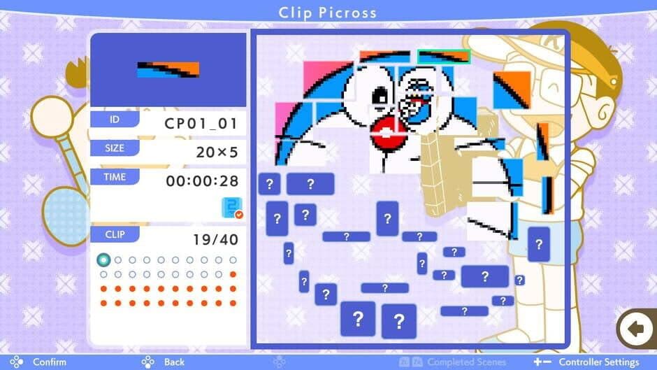 Скриншот 4 из Picross S Doraemon & F Characters Edition