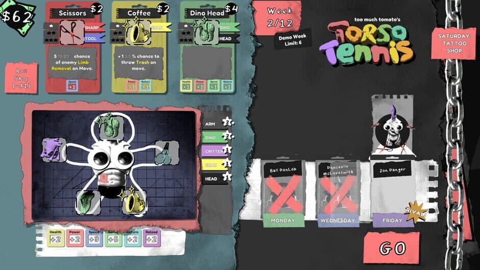 Скриншот 2 из Torso Tennis