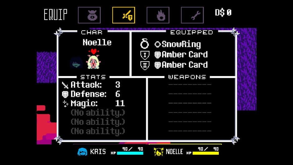 Скриншот 2 из Deltarune: Chapter 1 - Noelle Edition
