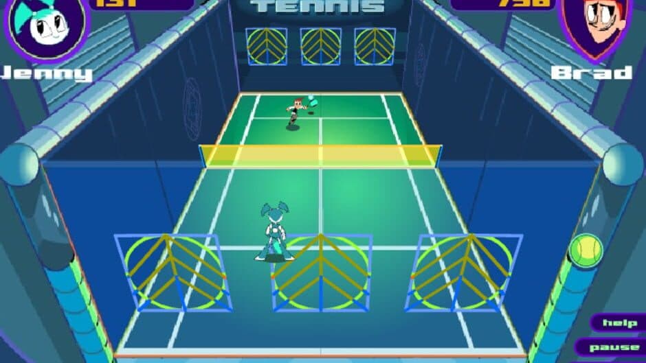 Скриншот 1 из My Life as a Teenage Robot: Techno Tennis
