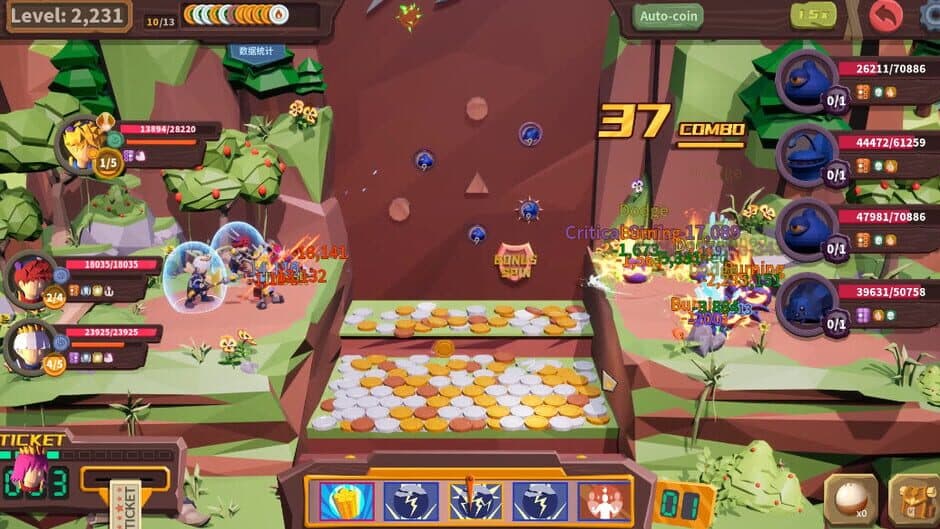 Скриншот 1 из Coin Push RPG