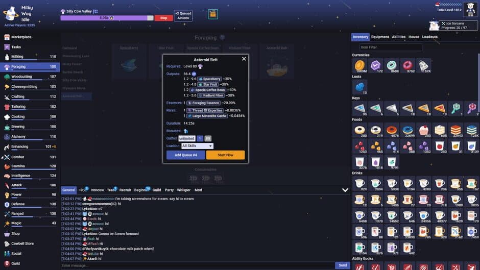 Скриншот 1 из Milky Way Idle