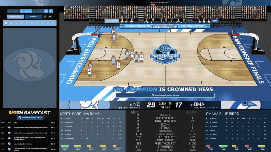 Скриншот 1 из Draft Day Sports: College Basketball 2025