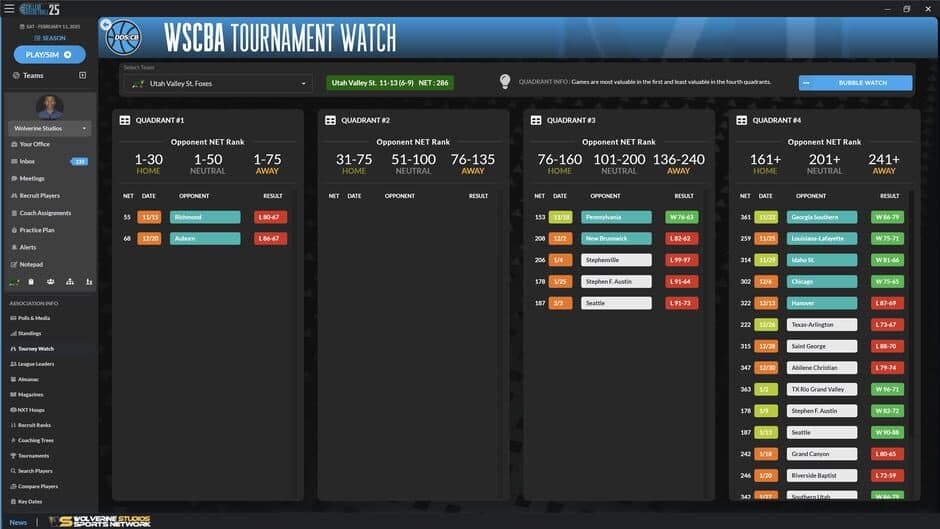 Скриншот 3 из Draft Day Sports: College Basketball 2025