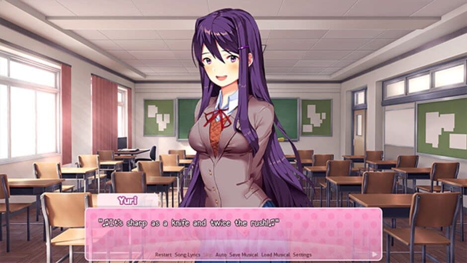 Скриншот 1 из Just Monika: A Doki Doki Literature Club Song