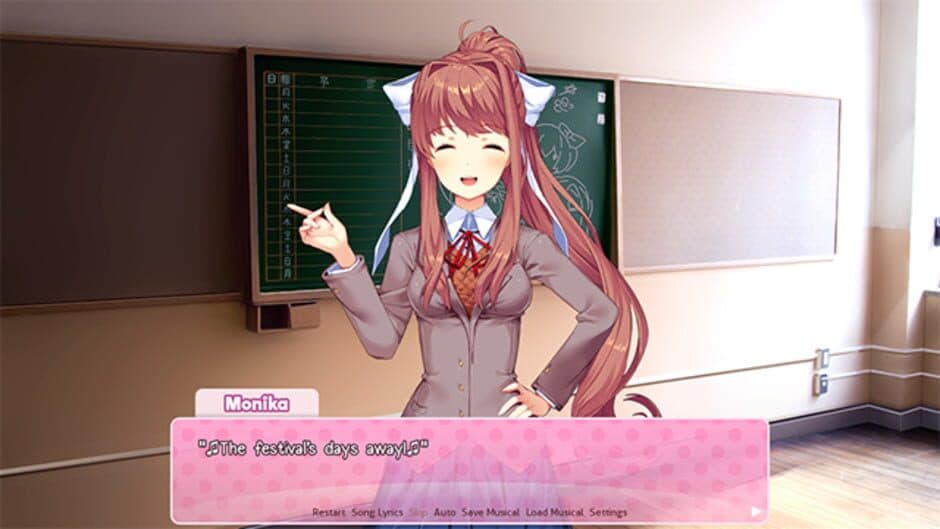 Скриншот 2 из Just Monika: A Doki Doki Literature Club Song