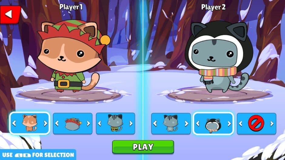 Скриншот 1 из Kitten's Head Football: Winter Edition