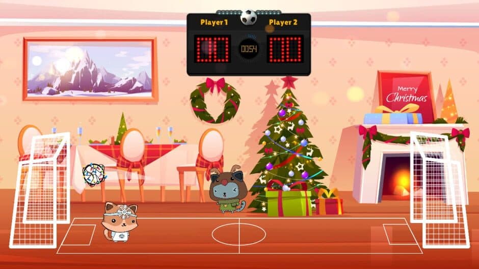 Скриншот 3 из Kitten's Head Football: Winter Edition