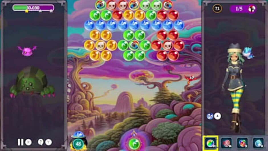 Скриншот 1 из Bubble Wizard Saga