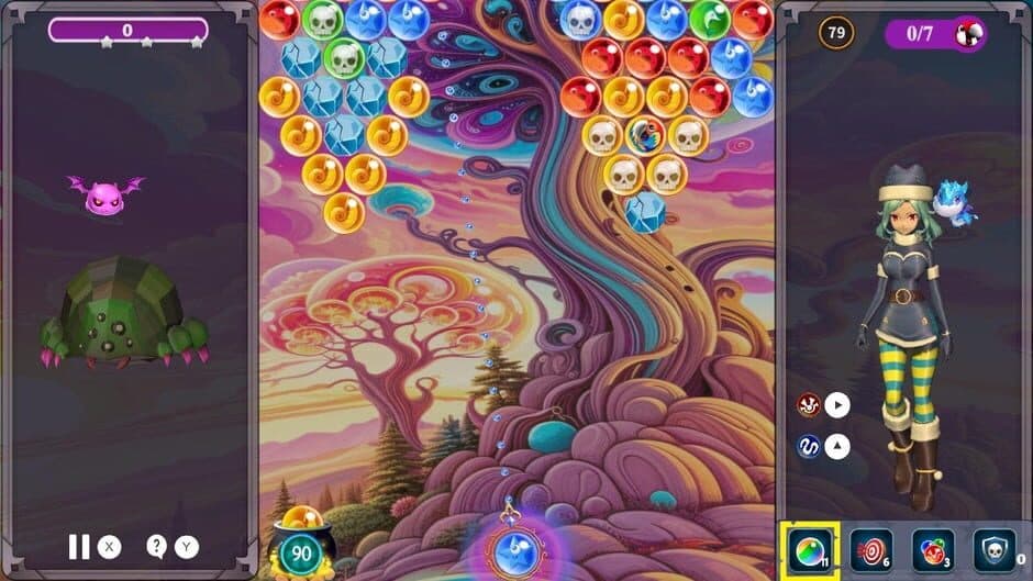 Скриншот 2 из Bubble Wizard Saga
