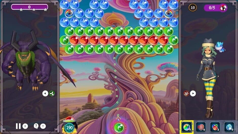 Скриншот 3 из Bubble Wizard Saga