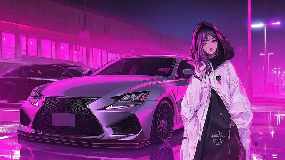 Скриншот 4 из Anime Girls: JDM Car Passion Puzzle